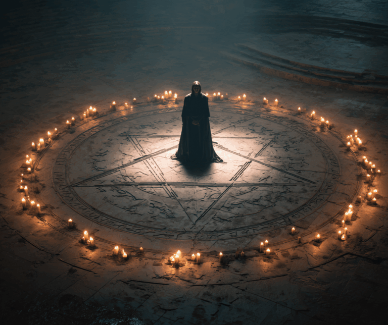 AI Pentagram circle