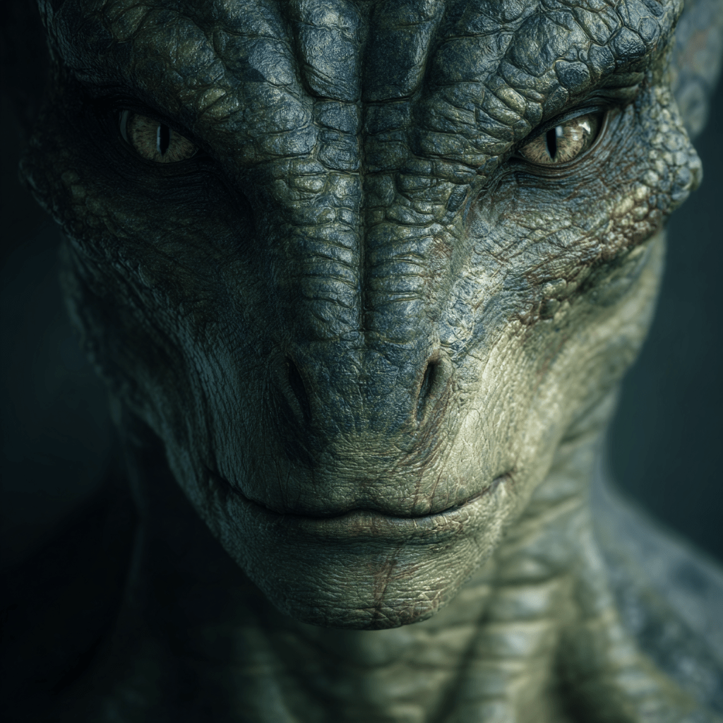 AI reptilian entity